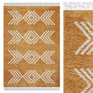Carpet Think Rugs Boho 8886 Yellow